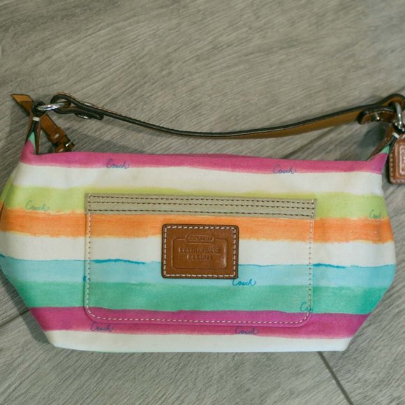 Coach watercolor hand bag - Picture 3 of 4